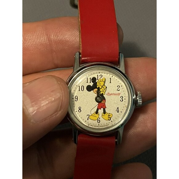 Vintage Mickey‎ MouseWrist Watch Untested (8)